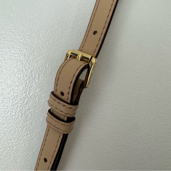 Michael Kors Jet Set Logo Monogram Messenger Crossbody Purse Bag Brown - Picture 5 of 9